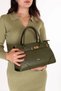 Women's Daily Hand and Shoulder Bag Ald.762 Khaki - 3