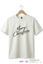 Unisex Merry Christmas-Themed Stylish and Elegant Printed 100% Cotton Basic T-Shirt.