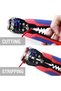 200 mm Wire Strippers, 3-in-1 Automatic Stripping Pliers - 5