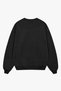 The Muhabbet Printed Hoodless Oversized Black Men's Sweatshirt. - 2