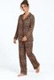 Leopard Patterned Pajama Set - 3