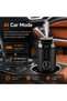 Scent Drive Pro Anti-Leak Car Diffuser for Long-Lasting Fragrance Up to 30 m² Coverage Stylish Aluminum & Compact Diffuser for Cars with Button control 10 ml Oil Capacity (Black) - 4