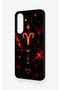 Samsung A57 Compatible Silicone Case with a Zodiac Sign Pattern. - 4