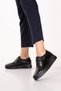 Genuine Leather Women's Anatomical Comfortable Lightweight Casual Shoes Ndr.27011 Black Croco - 3