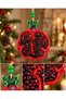 1 Piece of New Year and Wall Decoration, Large Size, 11cm, Red with Evil Eye Beads, Symbolizing Abundance and Prosperity. - 6