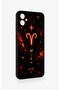 Samsung A05 Compatible Silicone Case with Aries Zodiac Sign Design. - 3