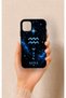 iPhone 11 Compatible Bucket Constellation-Themed Patterned Silicone Case.