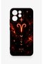 Oppo Reno 15F Compatible Silicone Case with a Zodiac Sign (Aries) Design. - 2