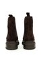Genuine Suede Leather Brown Chelsea Women's Boots - Zb872 - 4