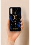 Samsung A70 Compatible Silicone Case with a Gemini-Themed Pattern.