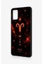 Samsung A51 Compatible Silicone Case with a Zodiac Sign of Aries Design. - 4
