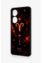 Oppo A60 Compatible Silicone Case with a Zodiac Sign of Aries Design. - 4