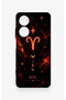 Oppo A60 Compatible Silicone Case with a Zodiac Sign of Aries Design. - 2