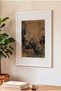 1 Piece of a Vintage Painting with a White Wooden Frame, Featuring a Soft Spatula and a Melancholic Autumn Theme. - 3