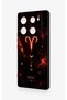 Infinix Note 40 Pro Compatible Silicone Case with a Zodiac Sign (Aries) Design. - 4