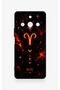 Realme 11 Pro Compatible Silicone Case with a Zodiac Sign (Aries) Design. - 2