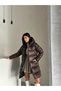Women's Gel-Filled Waterproof Hooded Zippered Long Puffer Coat 27002 - 5