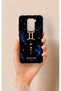 Redmi Note 9 Compatible Silicone Case with a Gemini Zodiac-Themed Pattern.