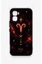 Infinix Gt 50 Pro Compatible Silicone Case with a Zodiac Sign (Aries) Design. - 2
