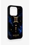 iPhone 15 Pro Compatible Silicone Case with a Gemini-Themed Pattern. - 3
