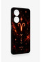 Oppo A60 Compatible Silicone Case with a Zodiac Sign of Aries Design. - 3