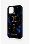 iPhone 14 Compatible Silicone Case with a Gemini-Themed Pattern. - 4
