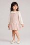Sweetme Girls' Sequin Embellished Dress, Powder Pink.