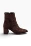 Kılınç 570-27 suede zippered chunky heel pointed-toe women's boots (6.5cm) - 2