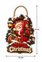 Round Star-Shaped Wooden Christmas Door Ornament, Christmas Decorations, Christmas-Themed Gifts 2027 (25-15 cm) - 2