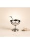 Silver Dessert Cup with Base and Spoon – Small 9 X 9 cm - 2