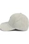 Cream Velvet Fabric Embroidered Unisex Hat - 2