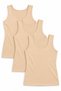 Women's 3-Pack Cotton-Spandex Tank Top with Wide Straps, 94% cotton, 6% spandex