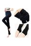 Women's Black Plush Thermal Tights - 3