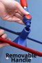 Telescopic Glass Cleaning Apparatus with Movable Head and Squeegee - 2