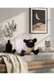 Black Sheep-Shaped Pillow - White - 25x17 cm