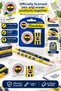 Licensed Two-Piece Pencil Set, Two-Piece Eraser Set, Non-Marking Exam Eraser