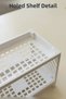2-Tier Organizer Shelf, Plastic with Perforated Base, Countertop Organizer, 1 Piece - 2