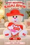 50 cm Plush Teddy Bear with a Hat and a Heart – Cute Gift Teddy Bear with “Love You” Inscription – 1 Piece - 2