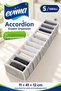 Small 11-Compartment Accordion Drawer Organizer – Sock and Underwear Organizer 11 × 41 × 12 cm