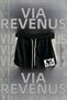 Kickboxing Printed Women's Sports Running and Fitness Shorts with Strips on the Sides Piped Detail