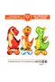 Standing Dinosaur 3-Piece Foil Balloon Set - 2