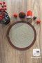 Handmade Wicker Jute Plate, Bohemian Luxury Plate, American Style Plate Diameter 33 Cm.