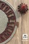 Handmade Wicker Jute Plate, Bohemian Luxury Plate, American Style Plate Diameter 33 Cm. - 4