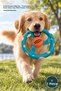 1 Rope Frisbee Dog Chew Toy – Durable TPR Chew Toy, Treat Dispenser, Braided Nylon Rope, Dog Chew Toy