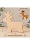 Wooden Paintable Toys, Forest Animals, Handmade Natural, Gift Toys - 3