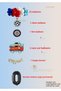 Retro Race Car Birthday Set - Pinterest Cars Theme - 2 Retro Race Cars - Checkers - Wheel-Shaped Foil Balloons, Blue and Red Balloons - 2