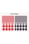 Black and White Fine Checkered Gingham Tablecloth Picnic Cloth Multi-Purpose - 6