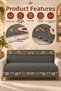 Multipurpose Modern Bohemian Velvet Non-Slip Foam-Padded Sofa Cover, Sofa Cover Set 3,1,1 - 3