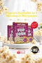 Microwave Popcorn, 3 Boxes, Sweetened (90 g x 9 packets) - Ready in 3 Minutes - 100% Made in Turkey