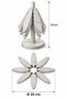 Decorative Bamboo Trivet Set - Set of 3 Foldable Pot and Teapot Trivets, 20 cm - 3